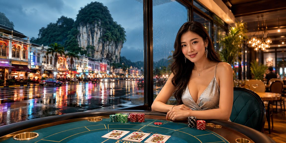 Meja Baccarat langsung dengan paparan selamat di kasino dalam talian Ipoh
